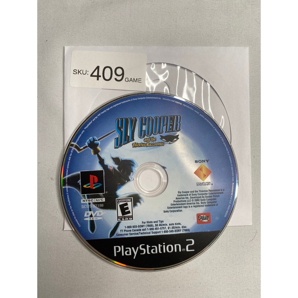 Sly Cooper and the Thievius Raccoonus Sony PlayStation 2